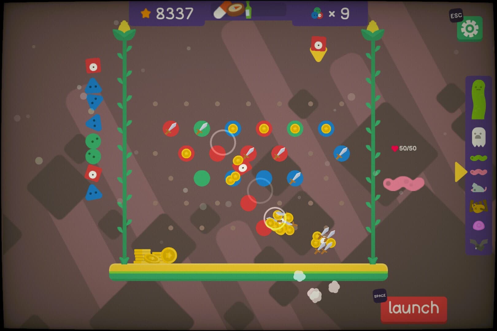 A Little Physics Roguelike
