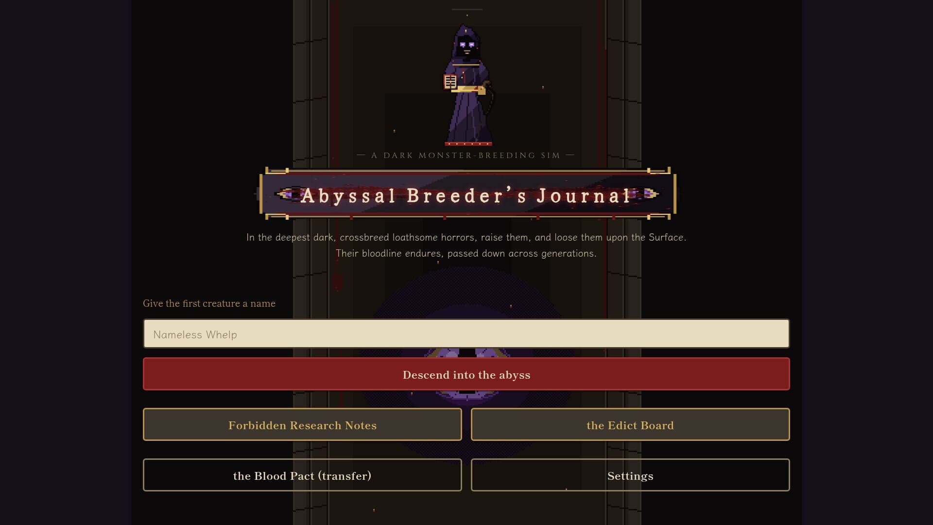 Abyssal Breeder's Journal screenshot 1