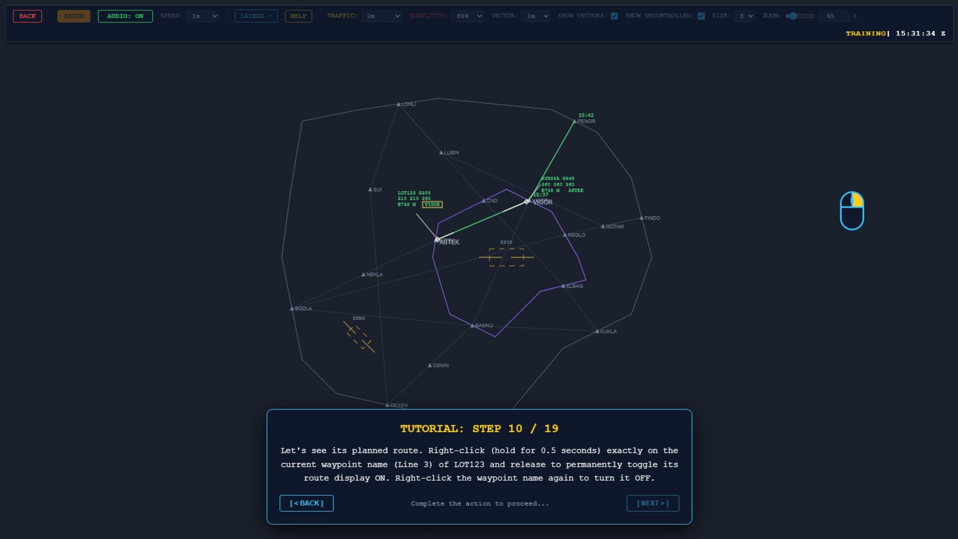 Aether FIR ATC Simulator screenshot 1