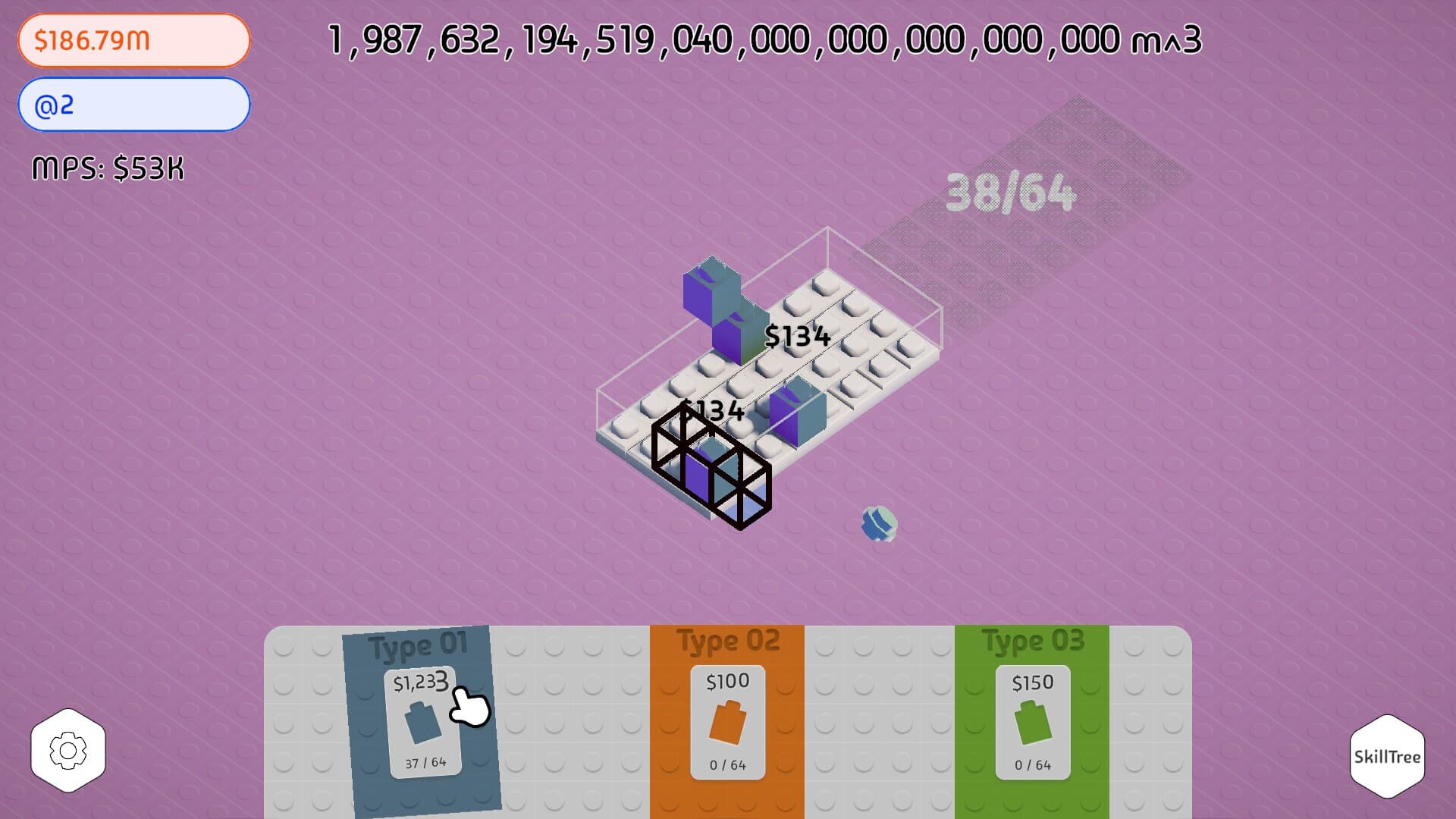 An Incremental Game About Placing Blocks
