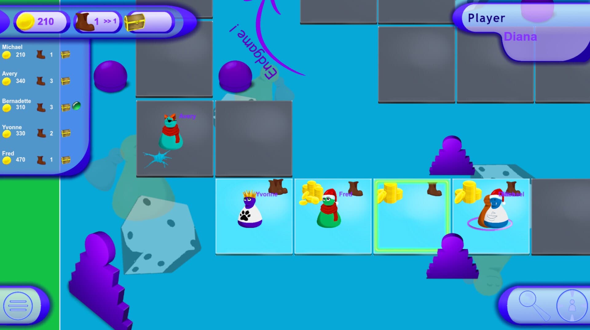 Blobby Coins - The Board Game screenshot 1