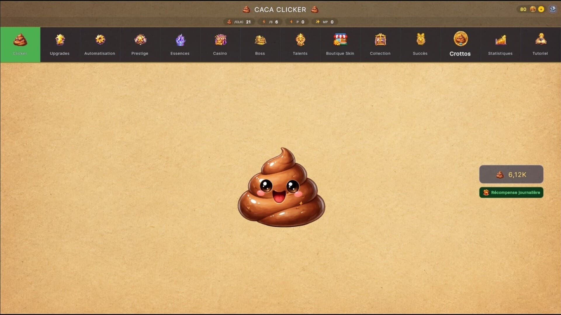 CacaClicker screenshot 1