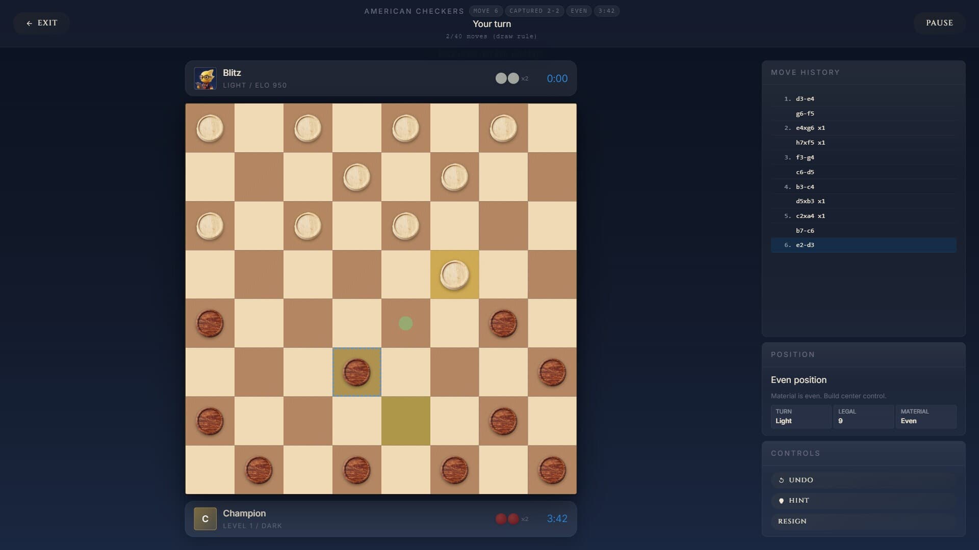 Checkers Kingdom screenshot 1