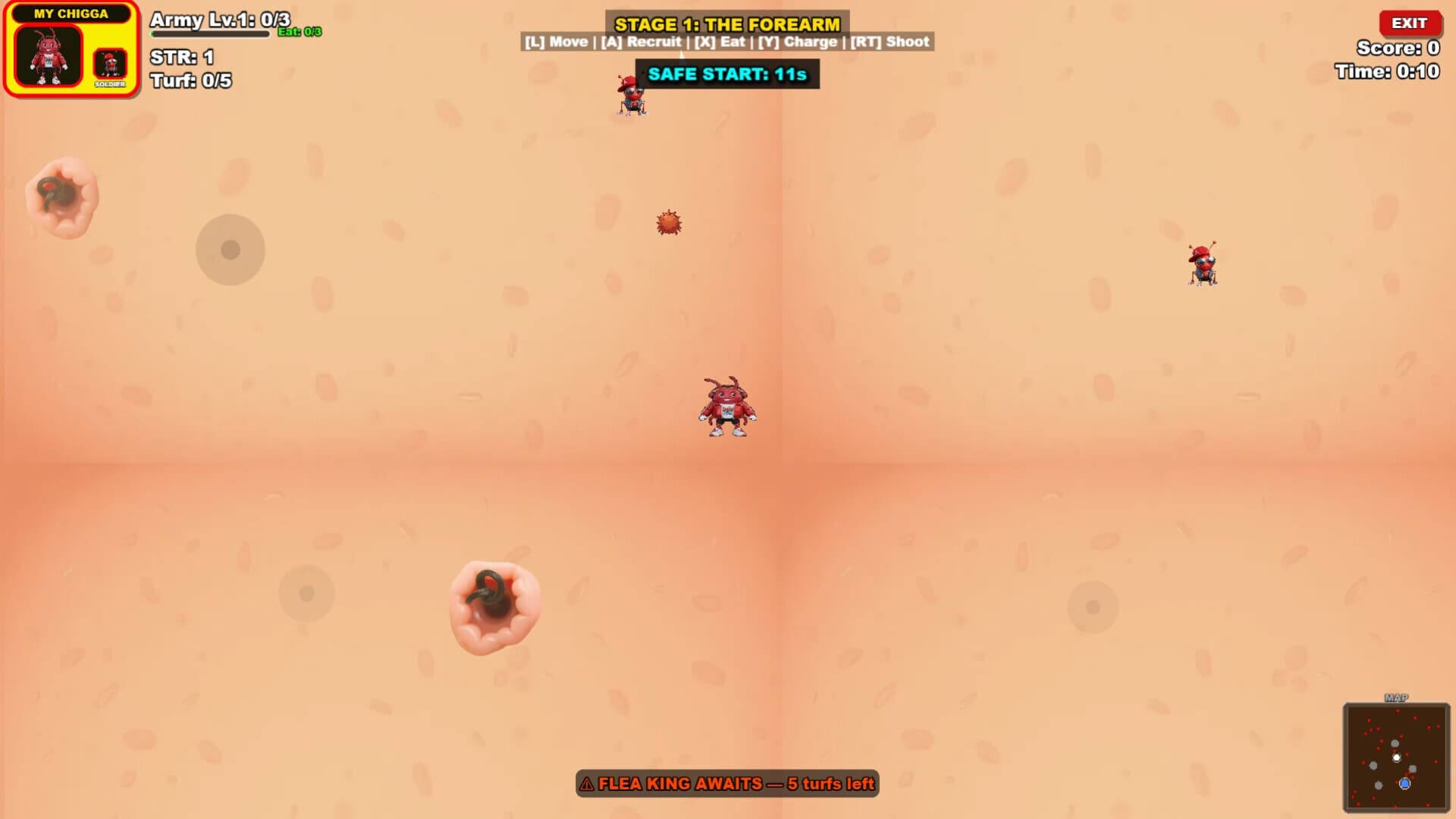 Chiggas - Survival of the Mitiest screenshot 1