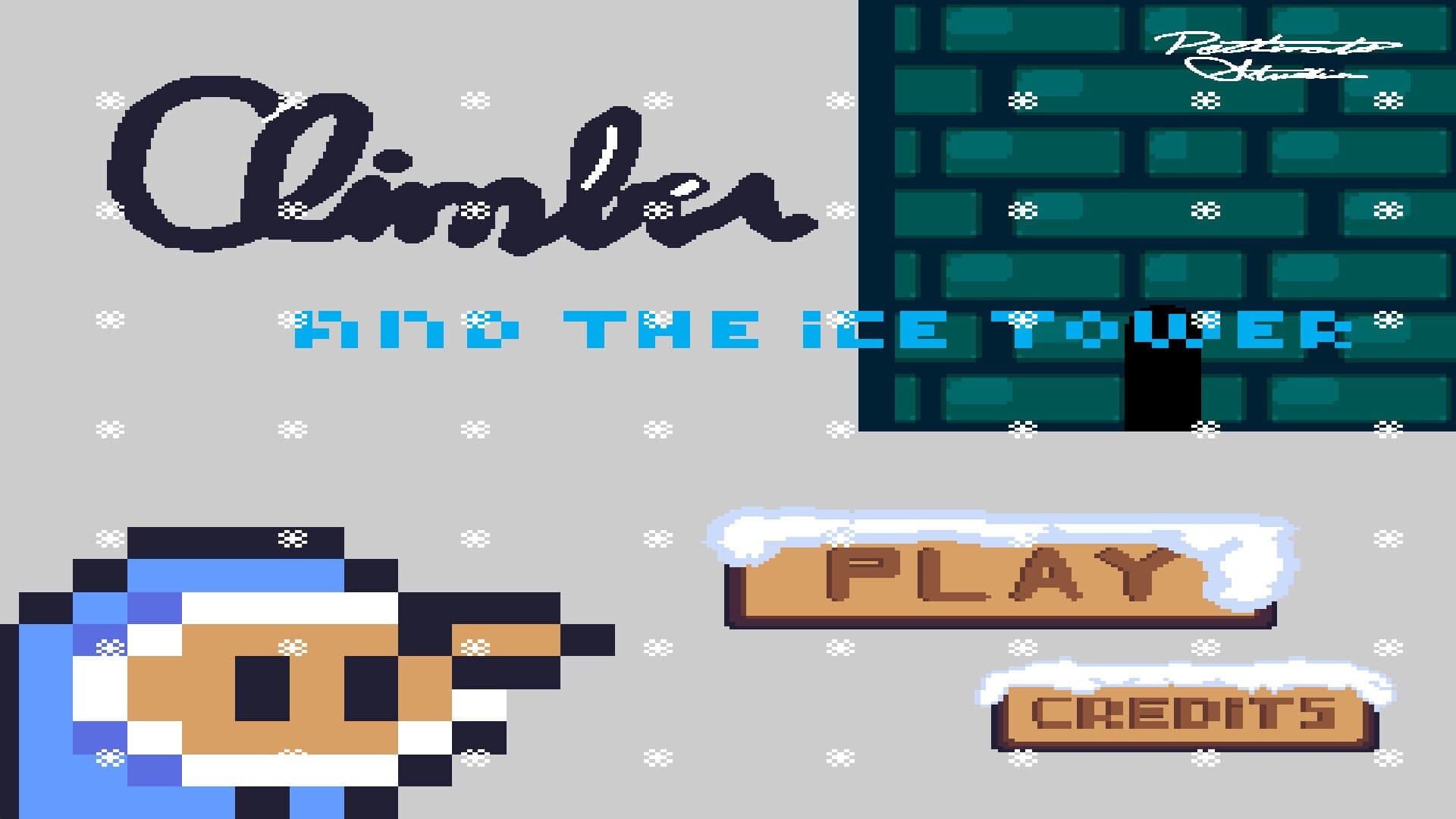 Climber and The Ice Tower