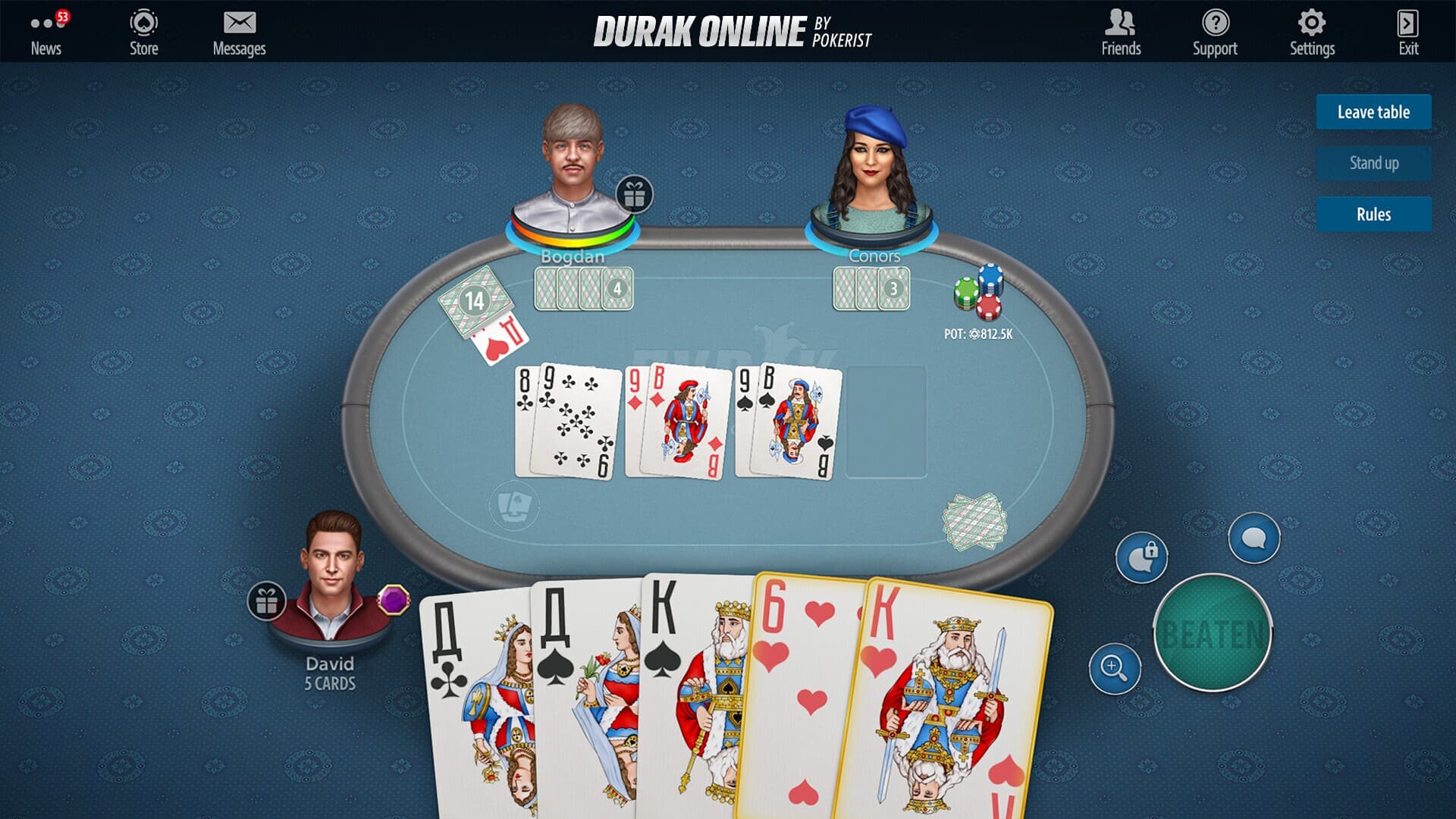 Durak Online by Pokerist screenshot 1