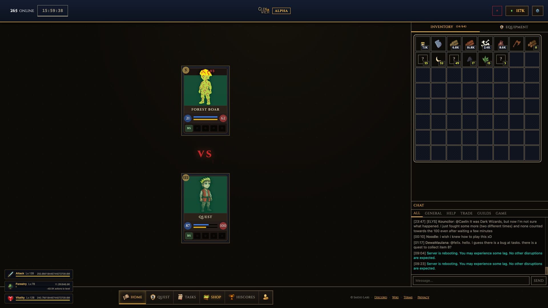 Glenwich Idle MMO screenshot 1
