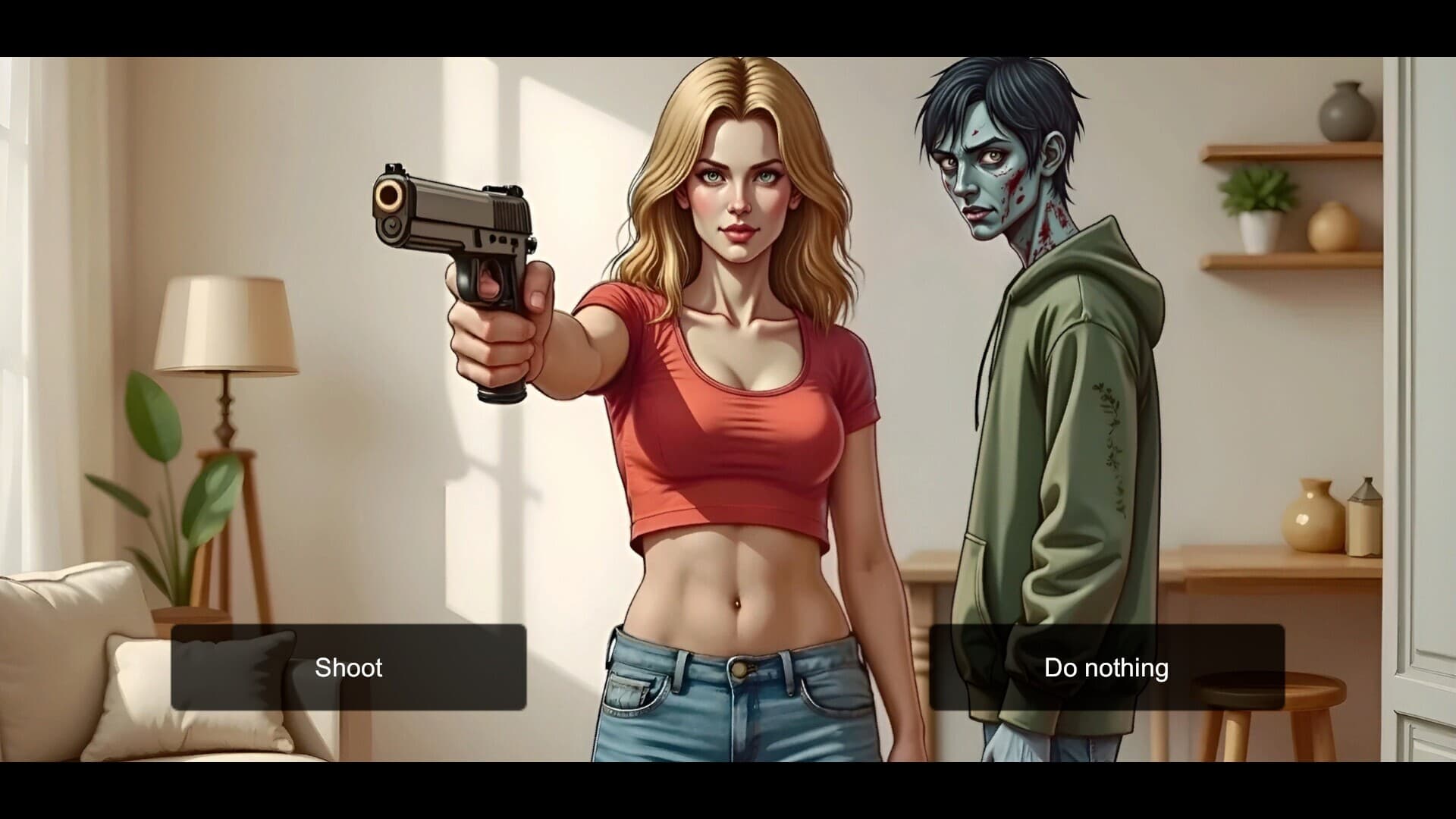 Half Dead: A Zombie Story Game screenshot 1