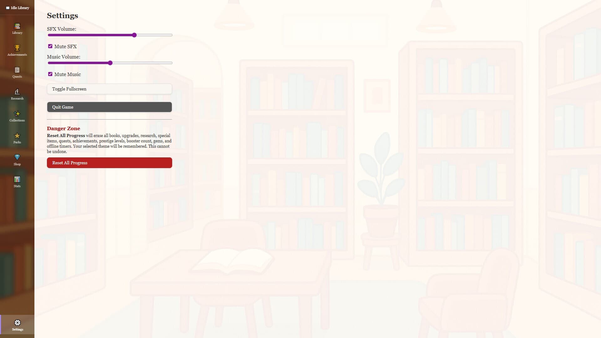 Idle Library