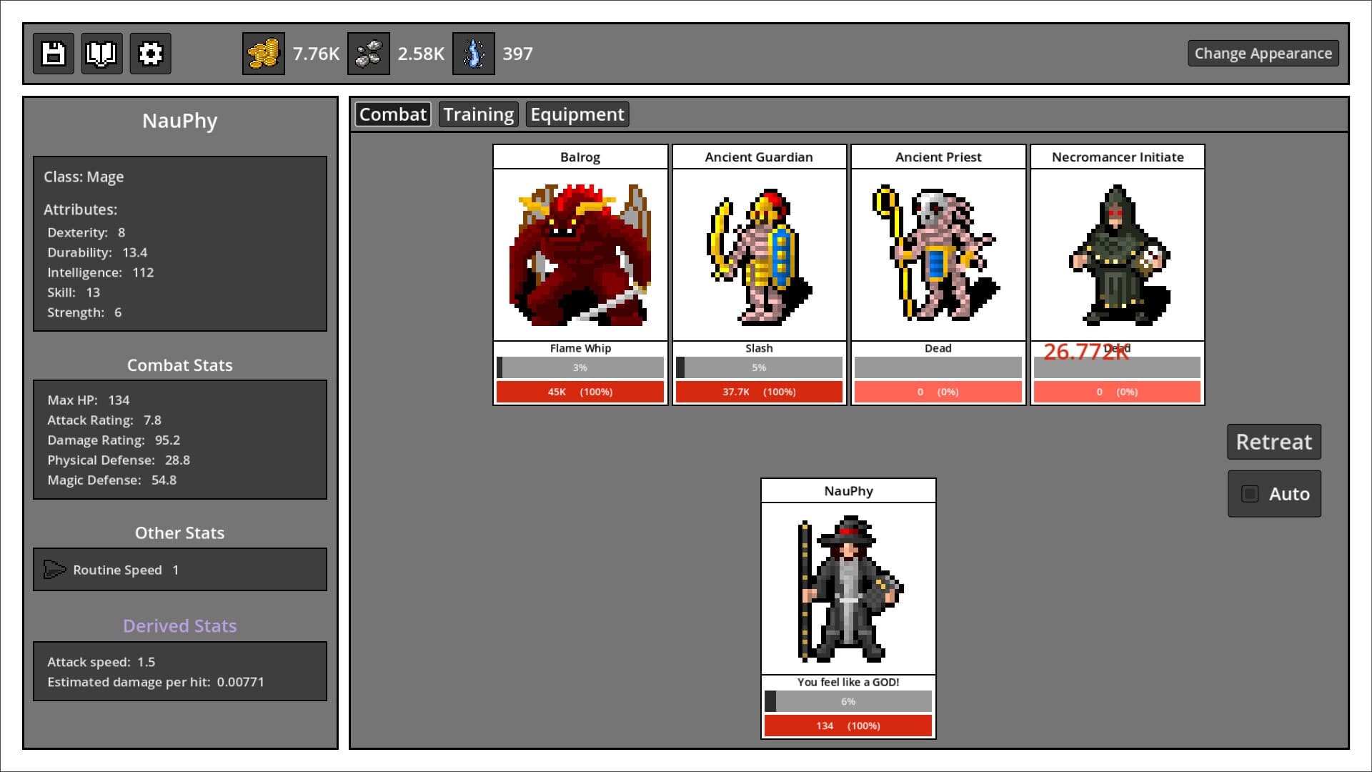 Incremental Dungeon screenshot 1