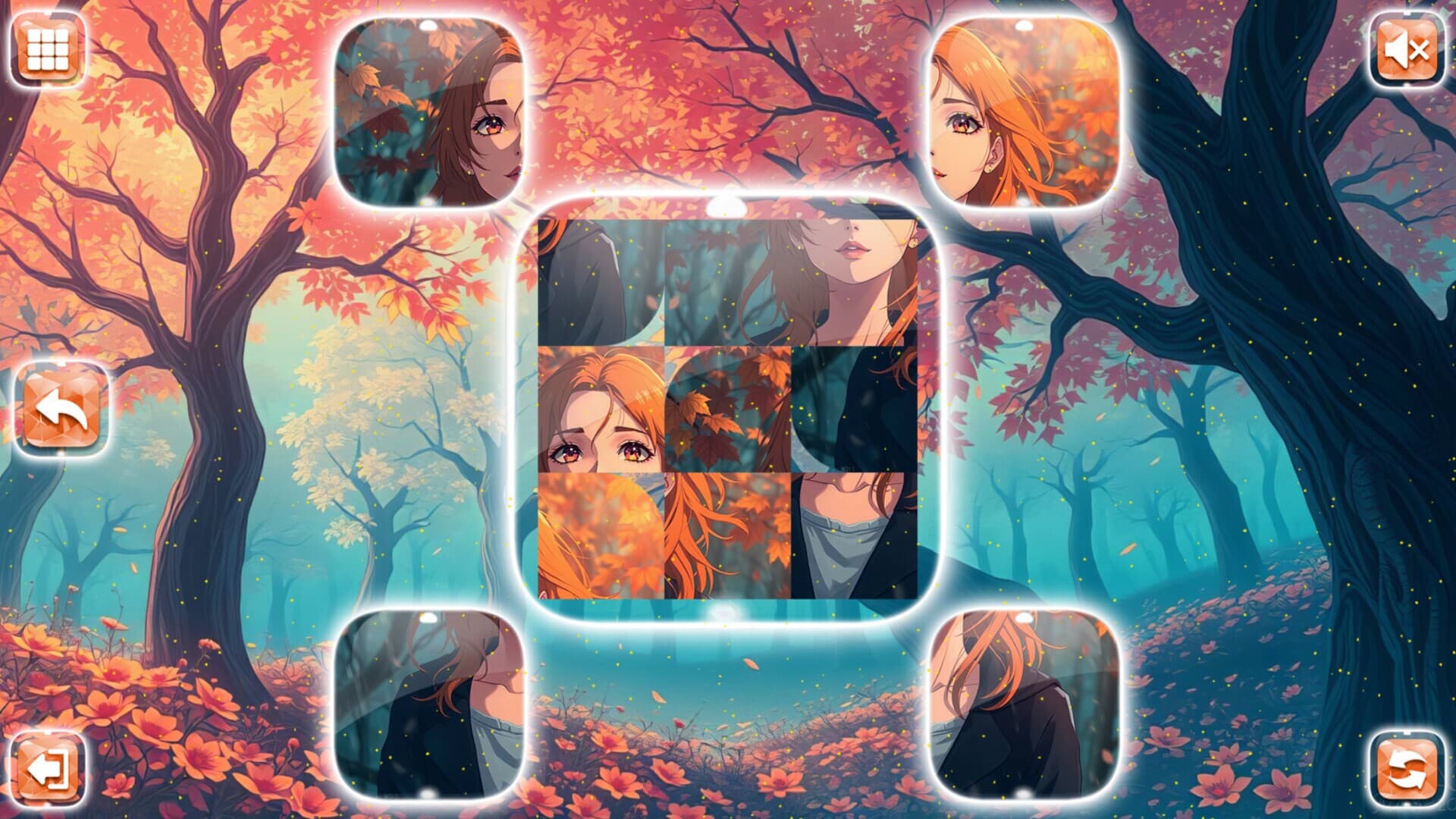 Lovely Anime Puzzle: Autumn screenshot 1