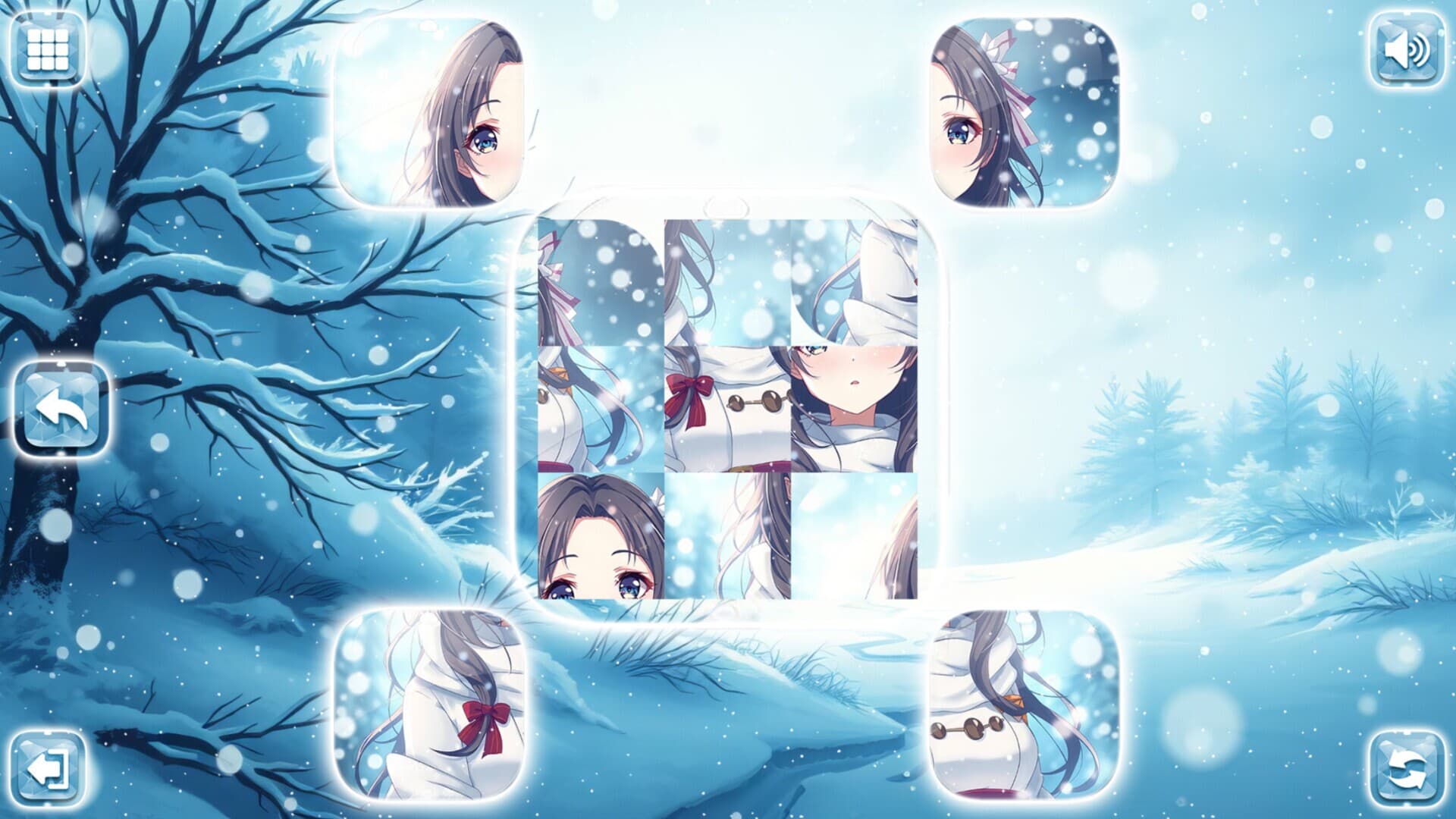 Lovely Anime Puzzle: Winter screenshot 1