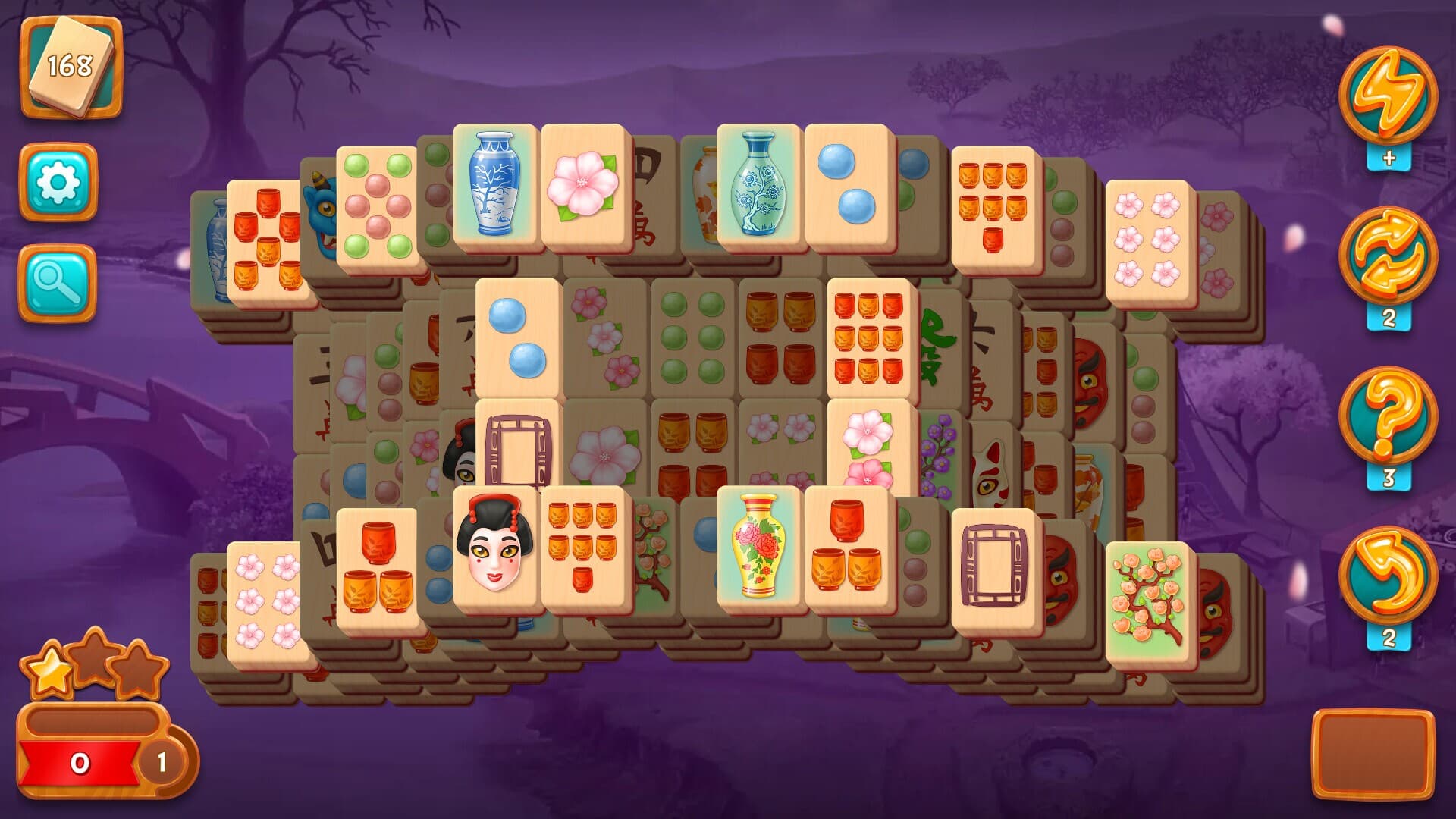 Mahjong Fest: Sakura Garden screenshot 1