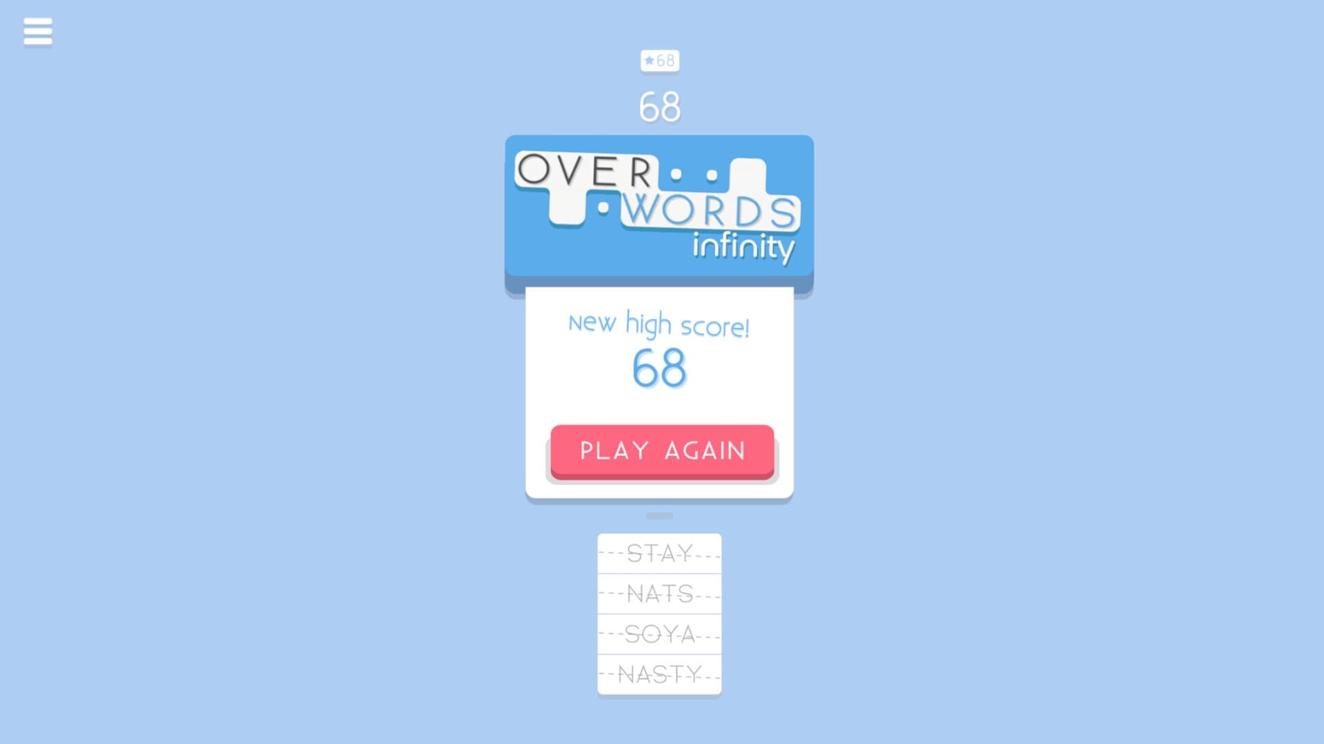 Overwords: Infinity
