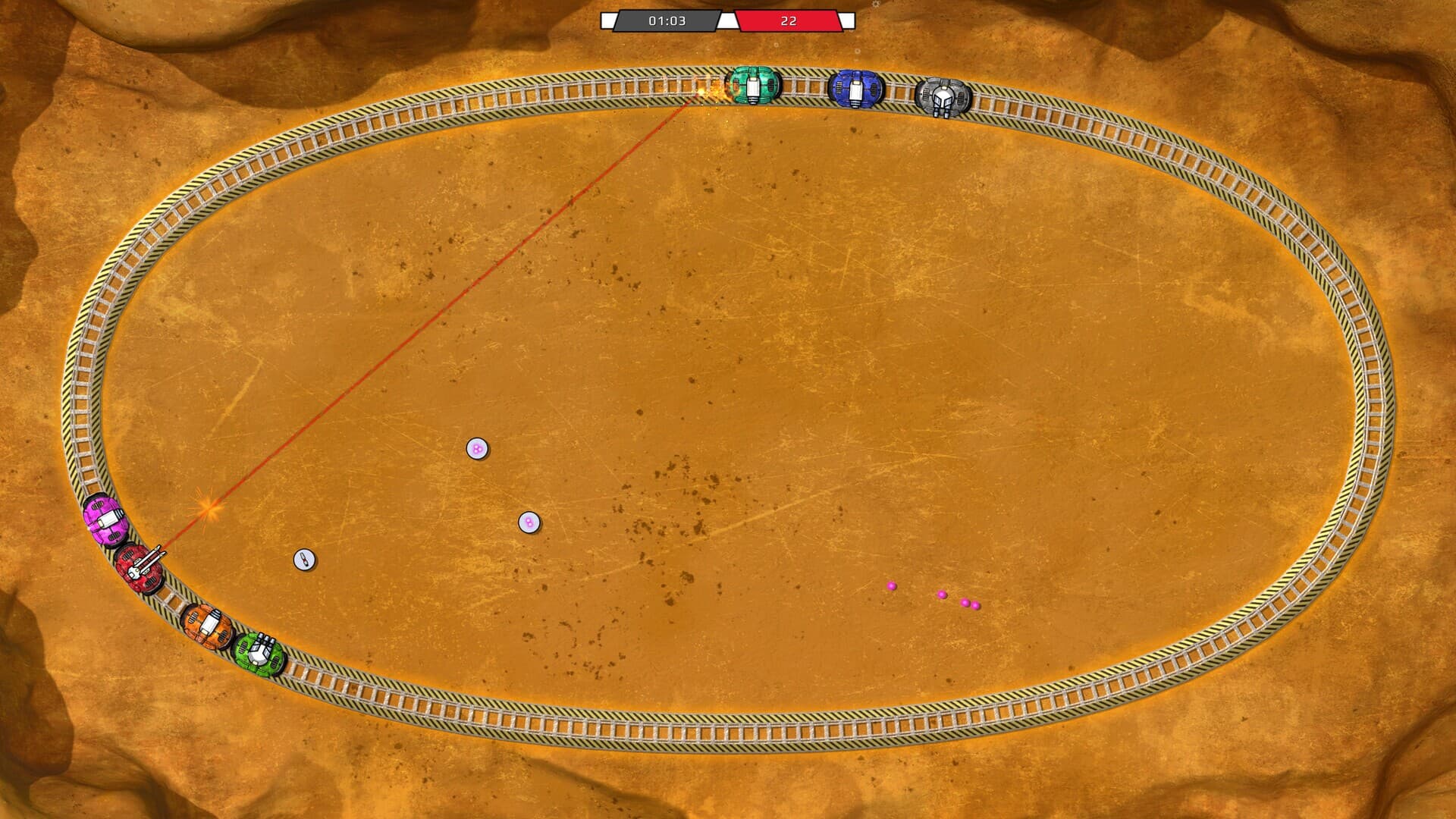 Rail Fights screenshot 1