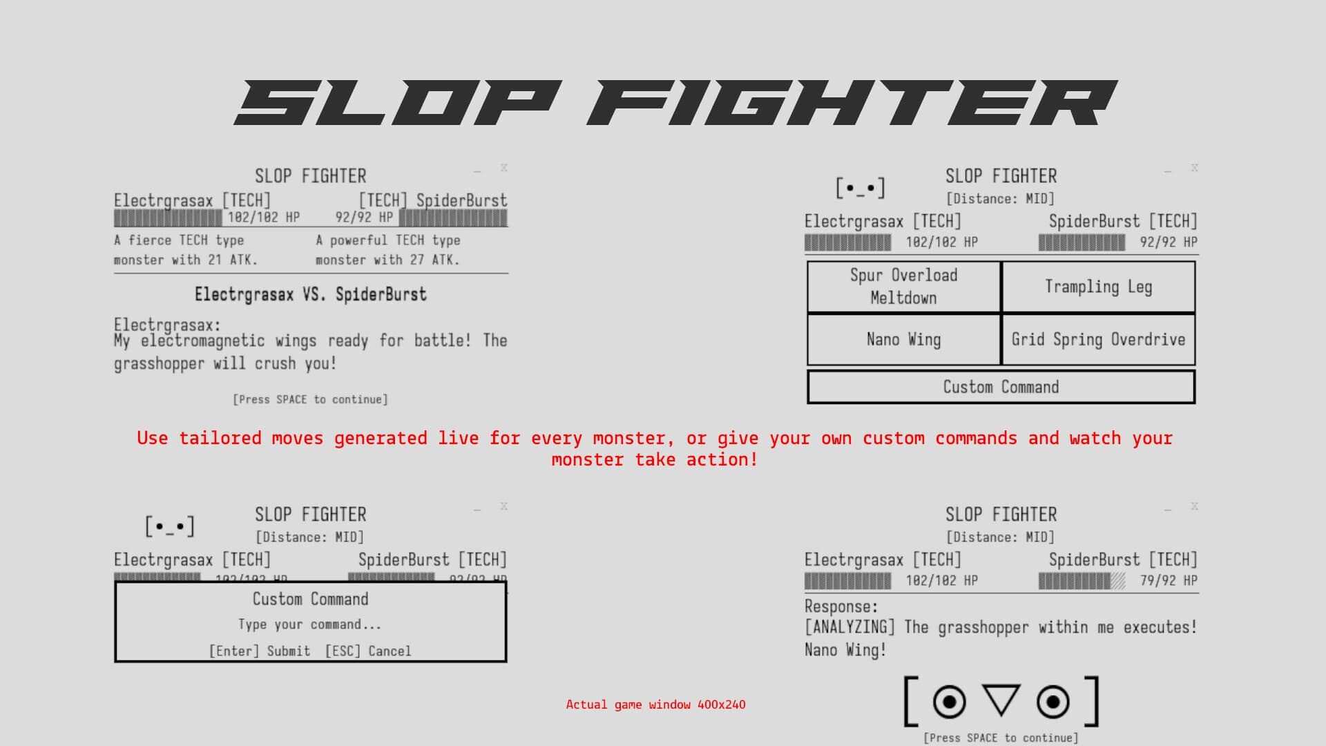 SLOP FIGHTER screenshot 1