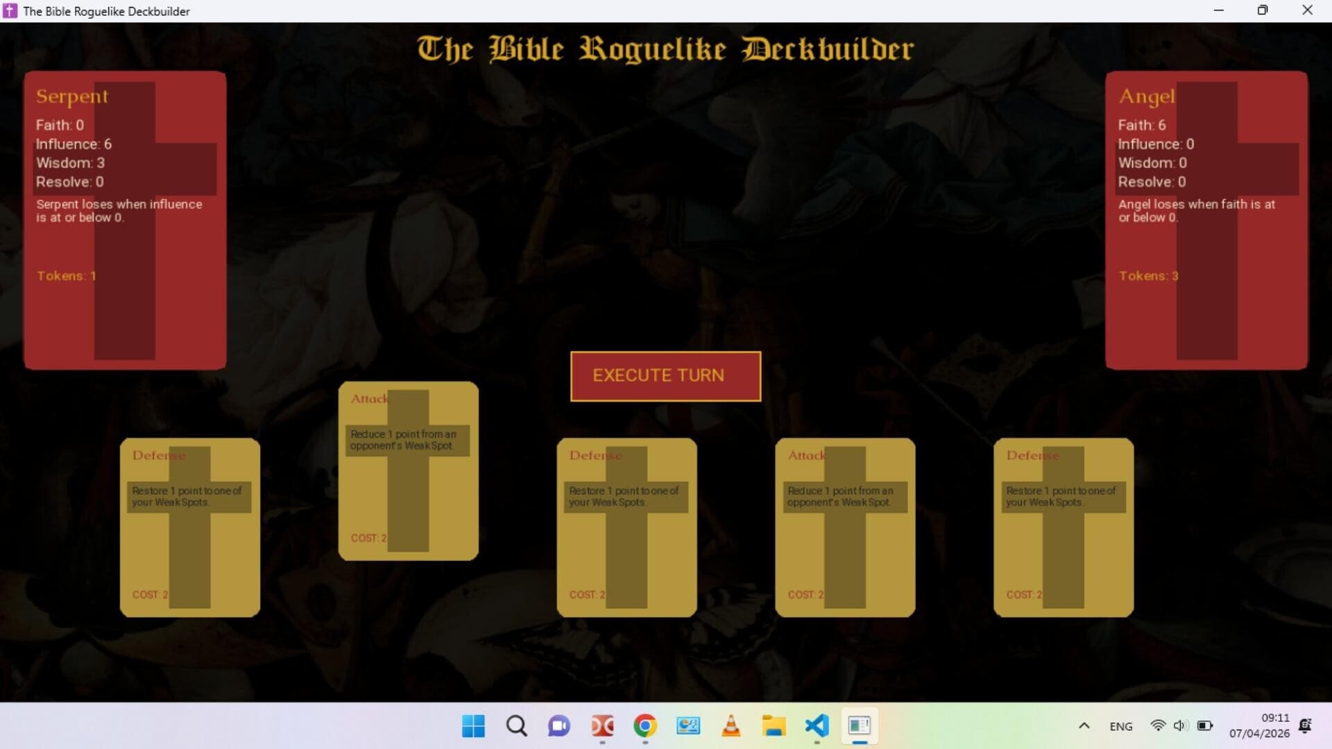The Bible Roguelike Deckbuilder screenshot 1