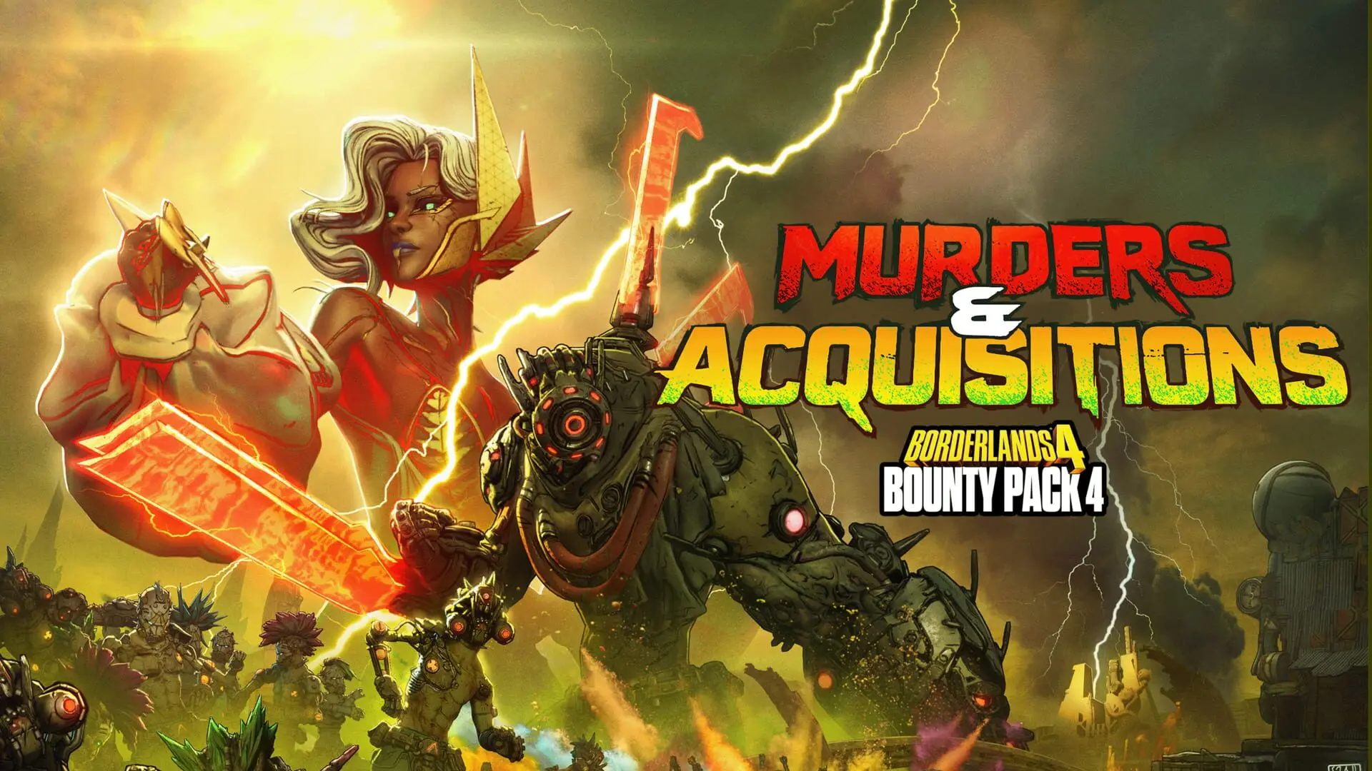 Borderlands 4: Bounty Pack 4 - Murders & Acquisitions