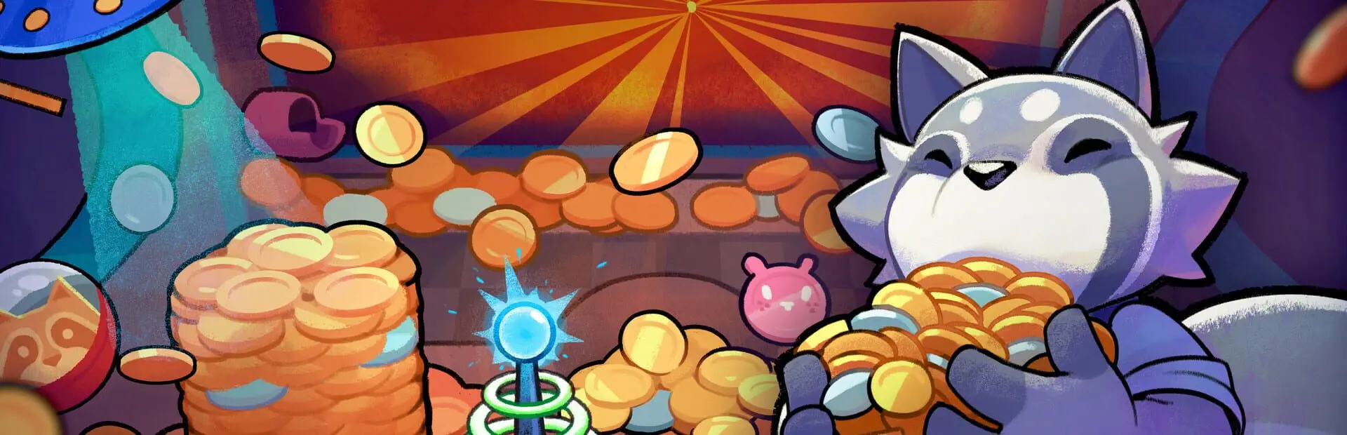 Raccoin: Coin Pusher Roguelike