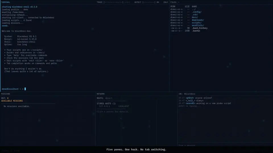 Blackdoor screenshot 1