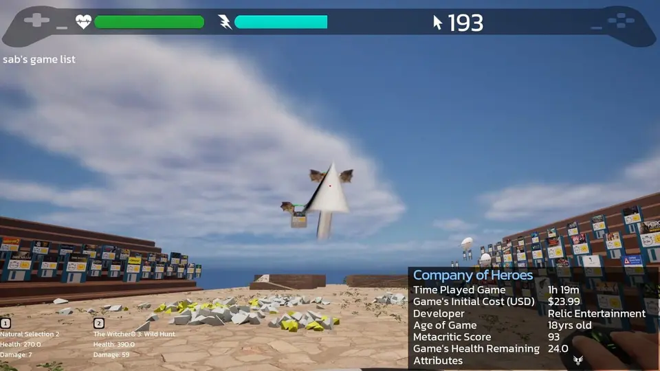 Game Quest: The Backlog Battler screenshot 1
