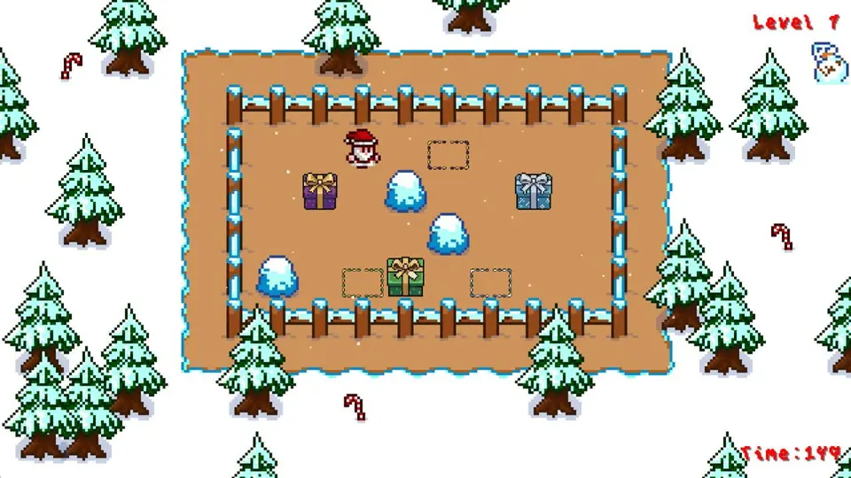 Ho Ho Ho Sokoban screenshot 1