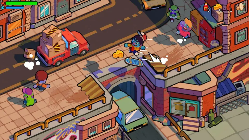 Punch Lunch: Foodtruck Fighter screenshot 1
