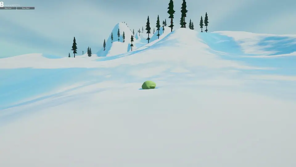 Sledding Game screenshot 1