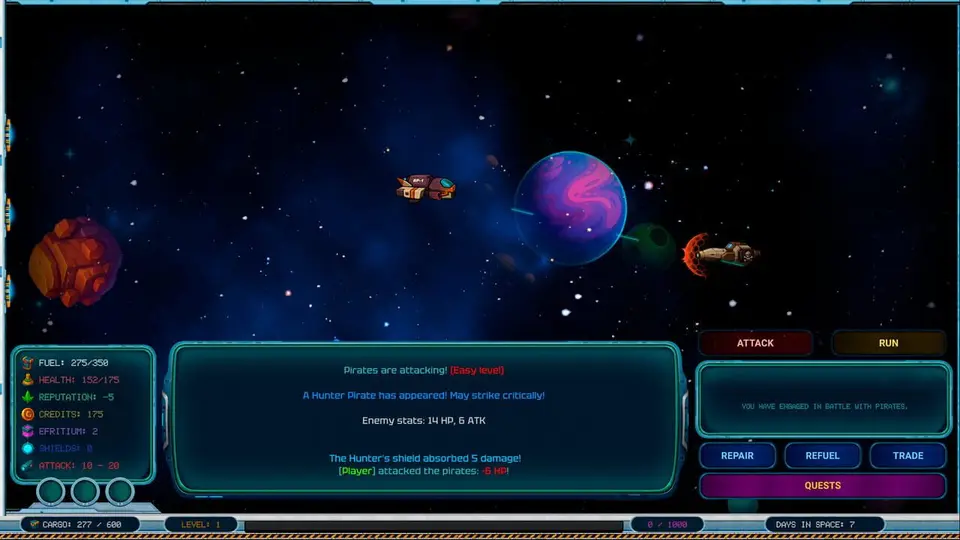 Stellar Freight: Echoes of the Void screenshot 1