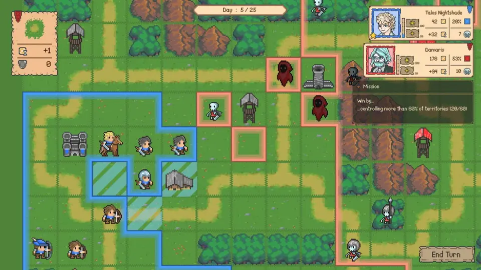 Tiles of War screenshot 1